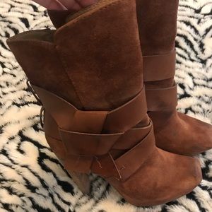 Jessica Simpson suede boots